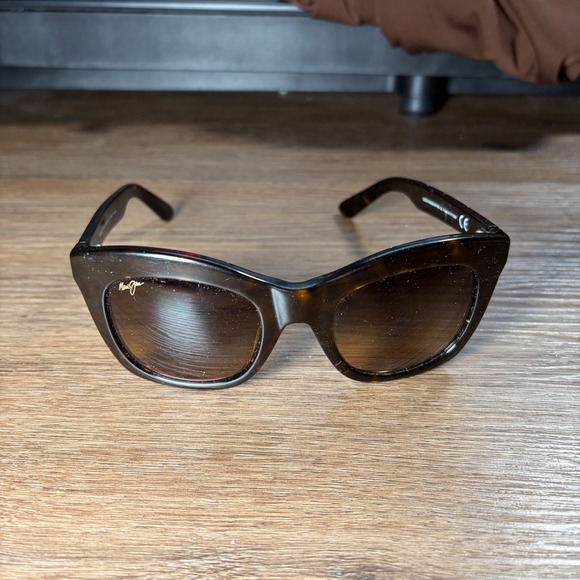 Maui Jim Coco Palms MP-SG Tortoise Sunglasses Polarized Brown Lens Cat‎ Eye 50mm main image 5